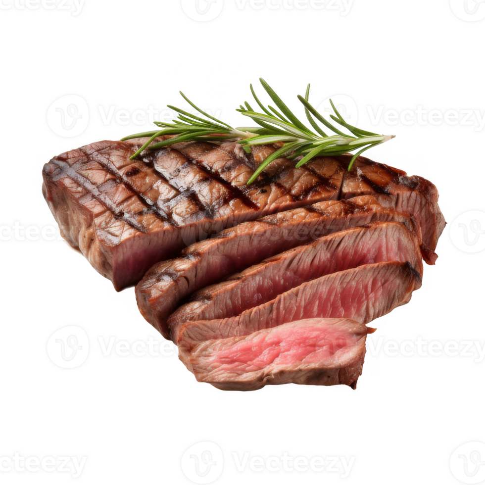Grilled Steak Slices with Rosemary and Peppercorns png
