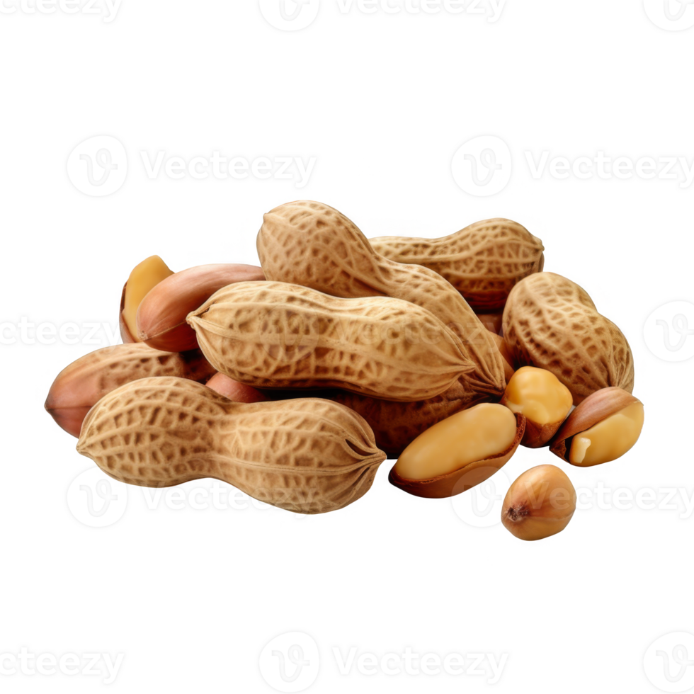 A Pile of Peanuts Isolated on a transparent background png