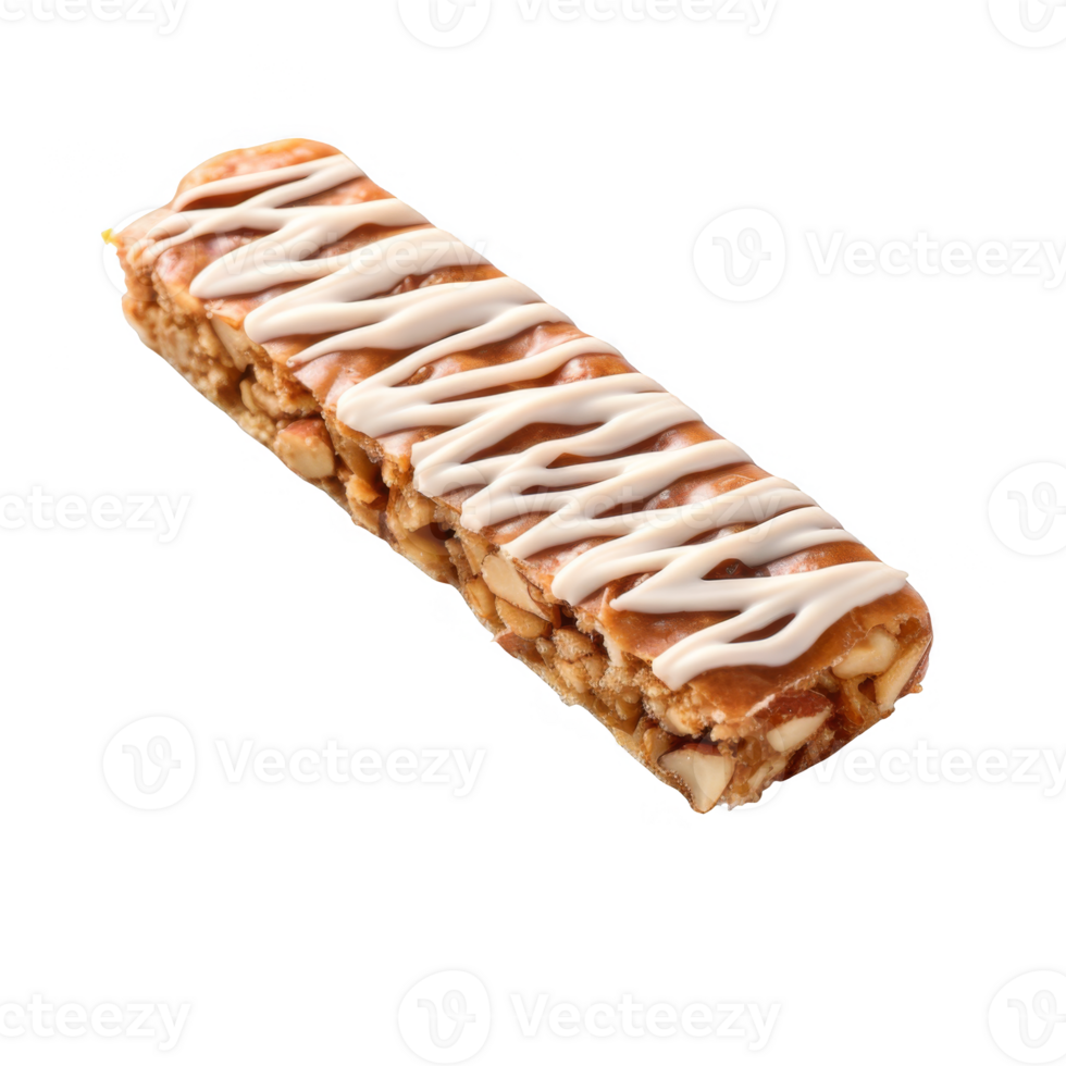Caramel and White Chocolate Covered Almond Bar png
