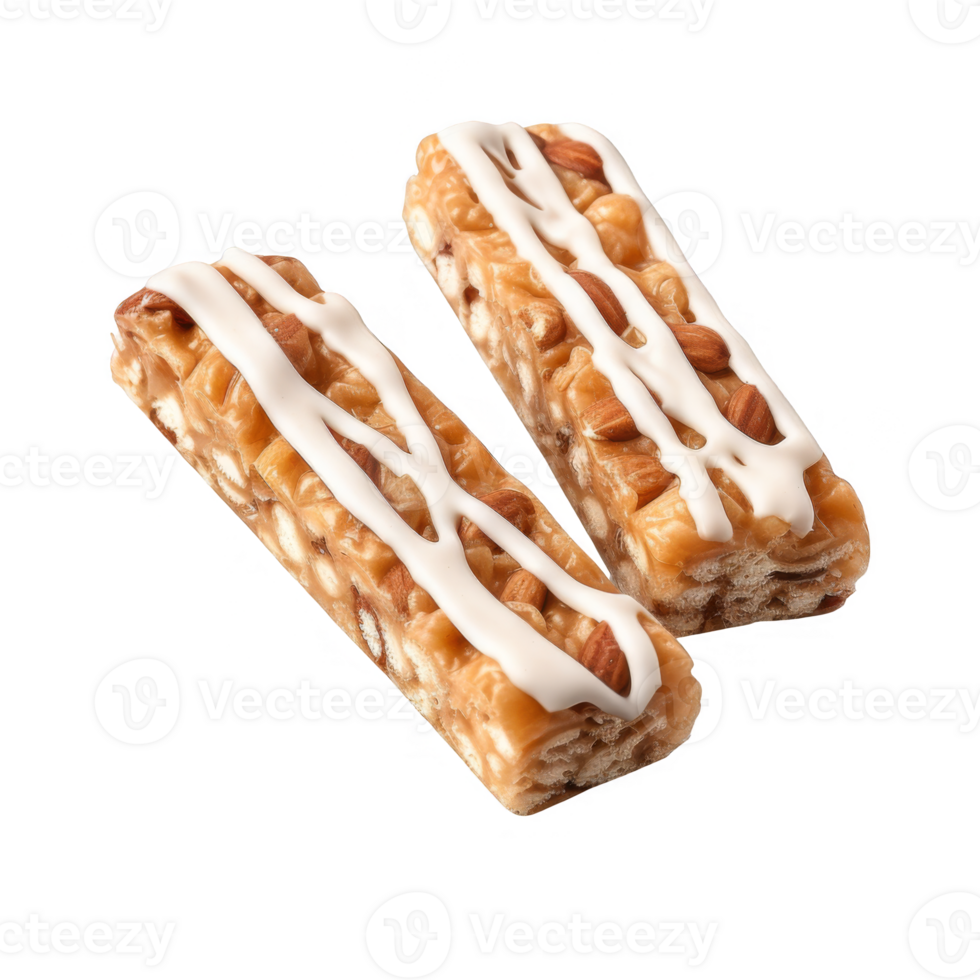 Nut Bar Isolated on a Transparent Background png