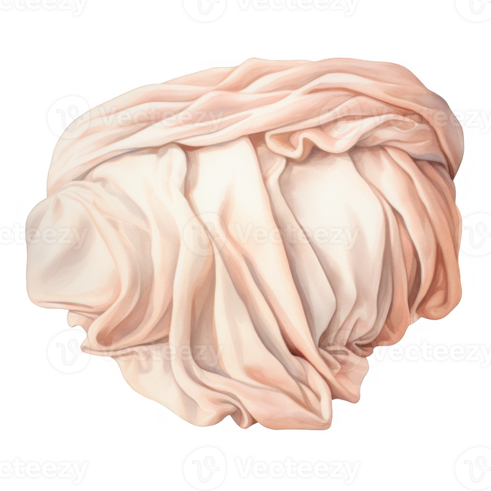 A Draped Piece of Pale Peach Fabric png