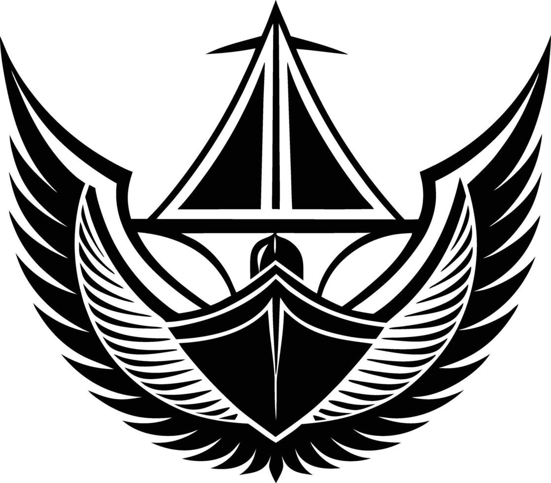 Marine Power with Eagle Precision vector