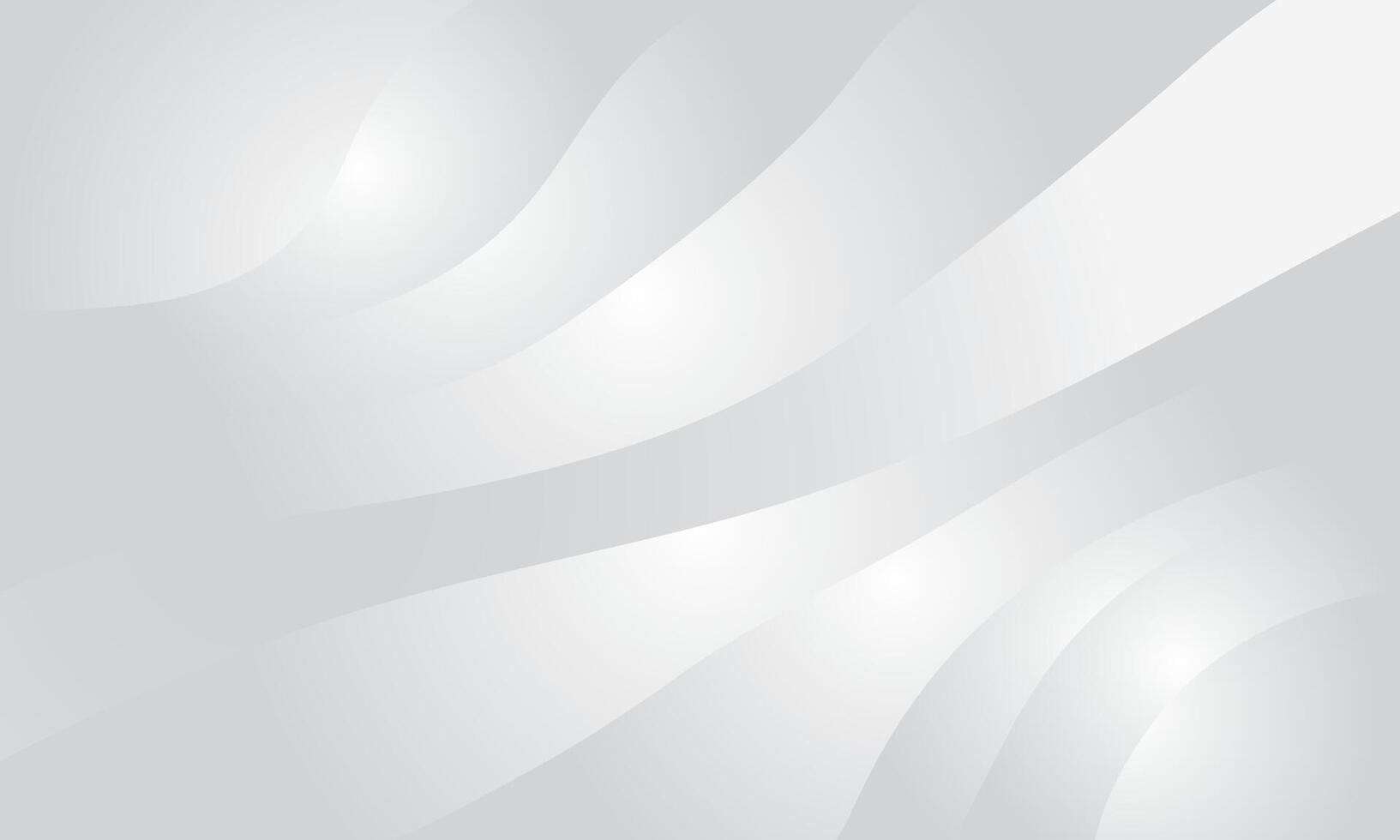 Grey dynamic wavy shapes abstract background vector