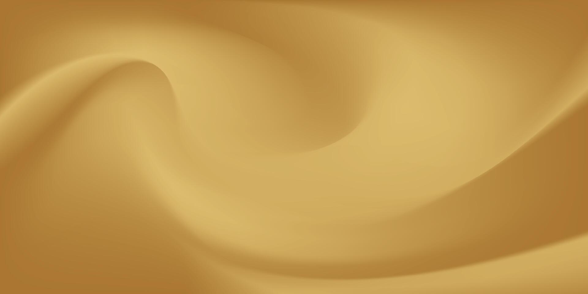 Gold abstract gradient background, creamy pattern. illustration. vector