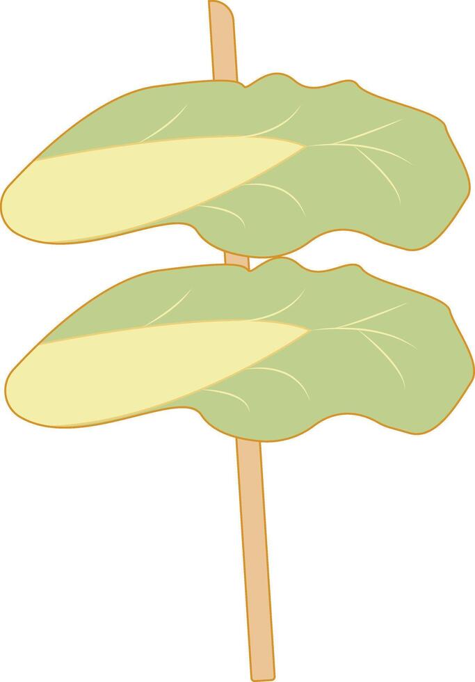 Corn on a stick vector