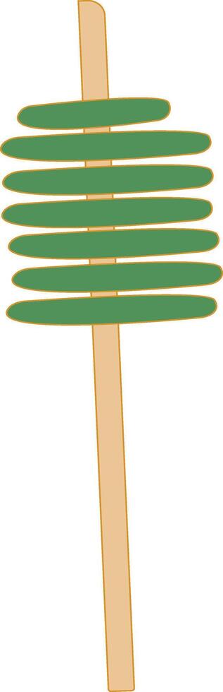 A cross with a tree on it vector