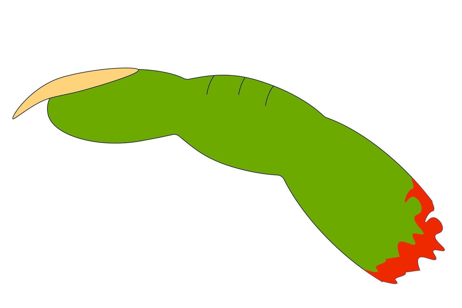 A spooky illustration of a severed finger with blood, perfect for Halloween designs, decorations, or horror-themed projects. vector