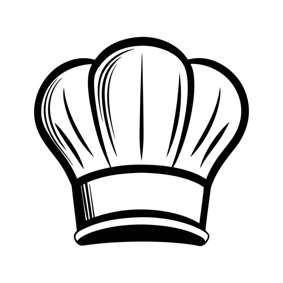 Chef hat icon illustration vector