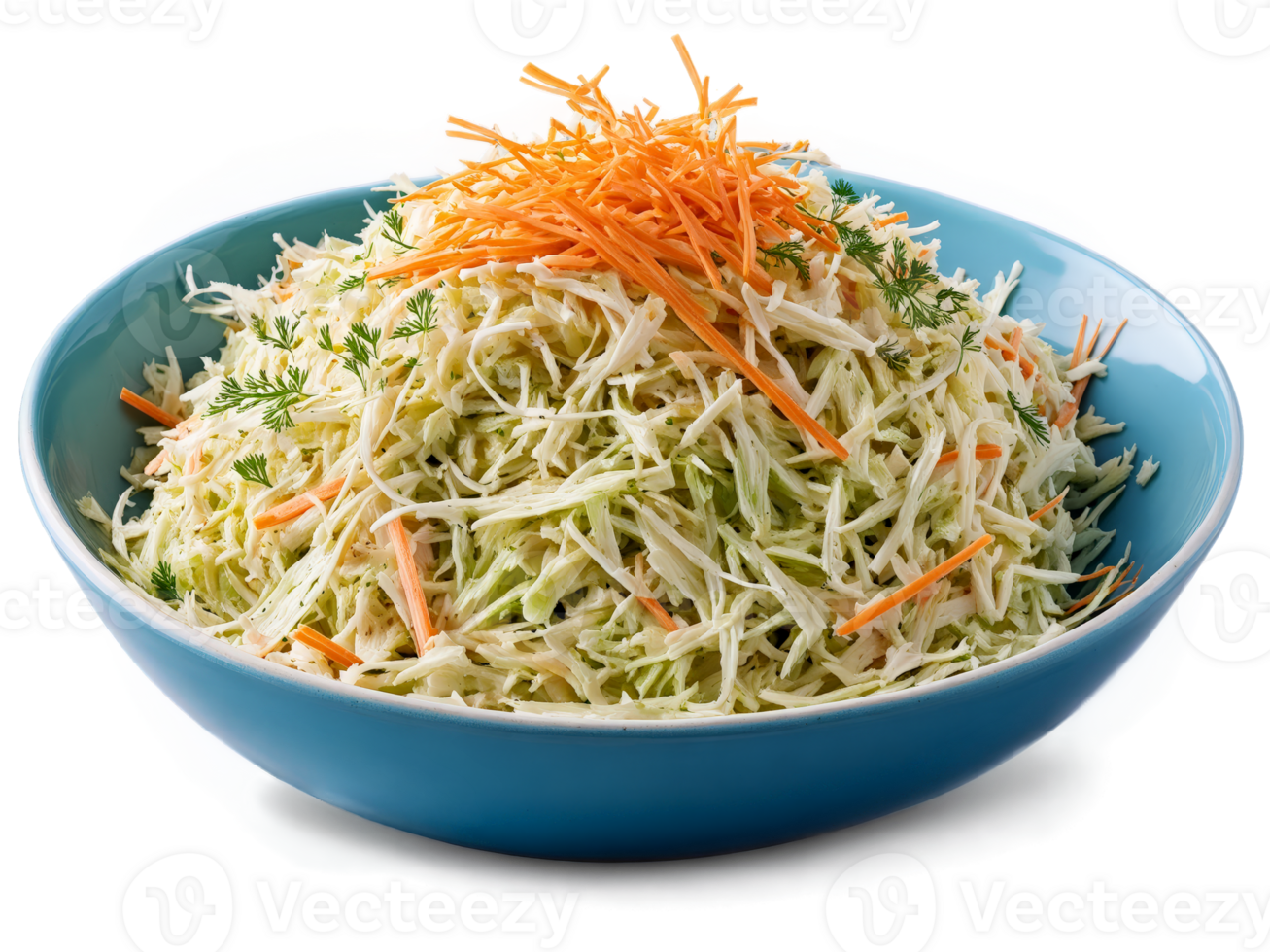 Coleslaw refreshing coleslaw made with shredded cabbage mayonnaise and hint of vinegar against calming blue png