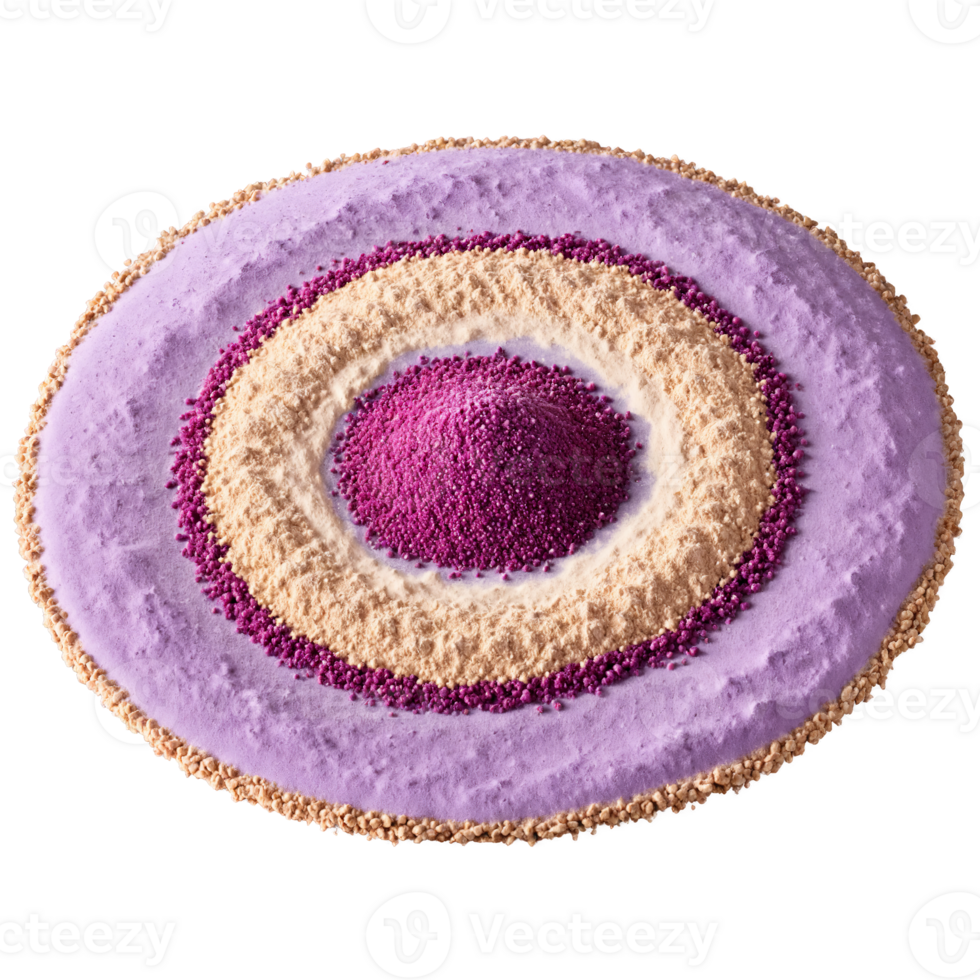 Amaranth flour mandala a circular design of red amaranth flour purple amaranth flour and gold png