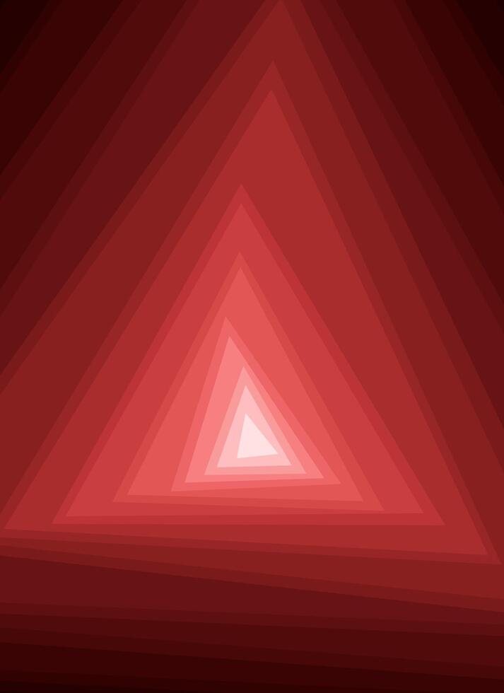 Red Triangle Modern Minimalist Style Poster Template Background vector