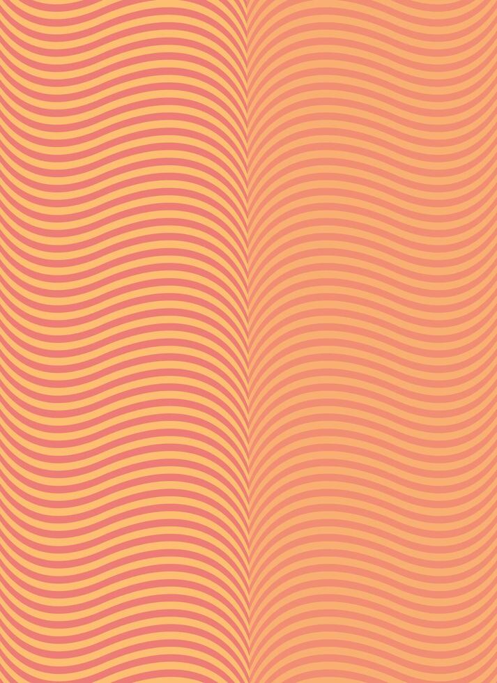 Red Wave Modern Minimalist Style Coloring Poster Template Background Set Collection vector