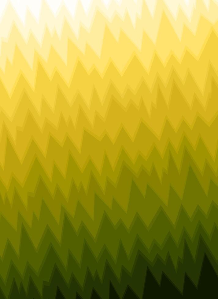 Green Zig Zag Modern Minimalist Style Poster Template Background vector