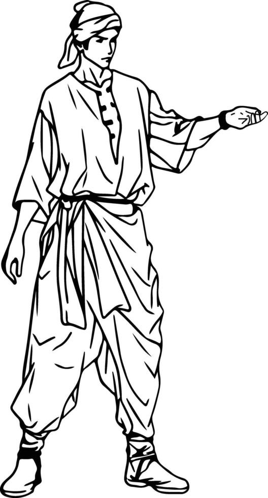 Bashi-Bazouk full body vector
