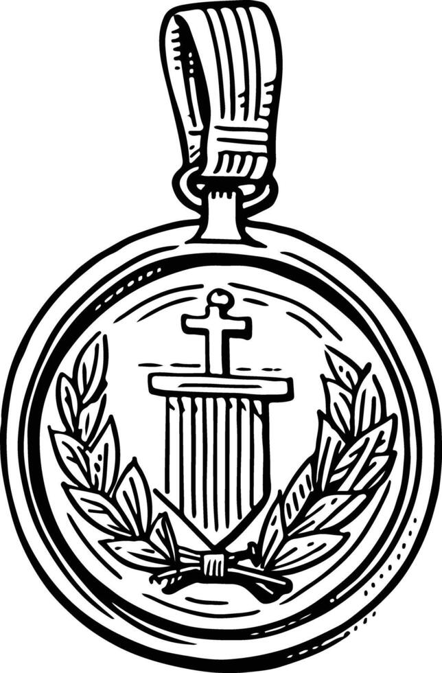 Medal of Philip V of Macedon vector