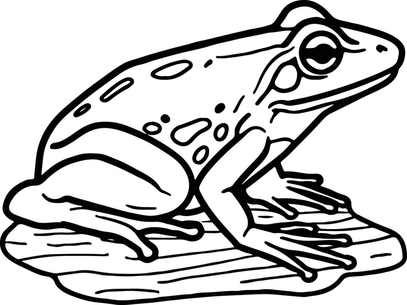 Amphibian Icon hand drawn vector