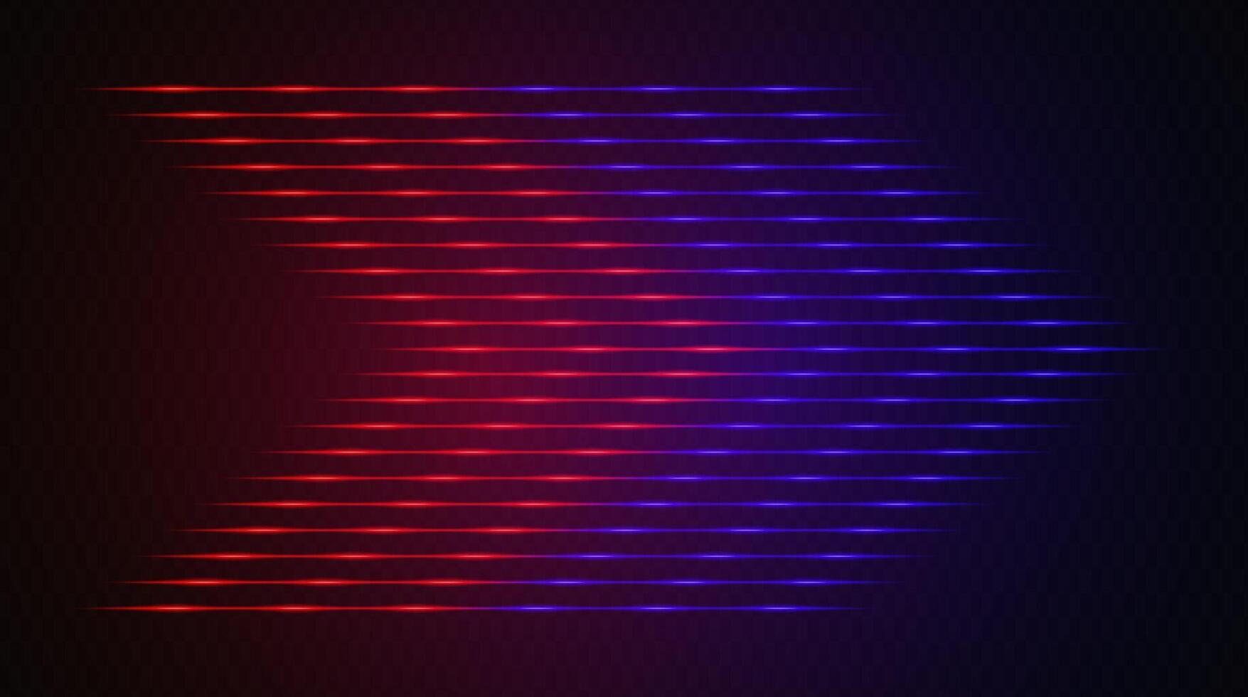 Modern abstract arrows moving at high speed. Technology movement. Colorful dynamic movement. Abstract red and blue neon lines arranged in a zigzag formation on a dark background vector