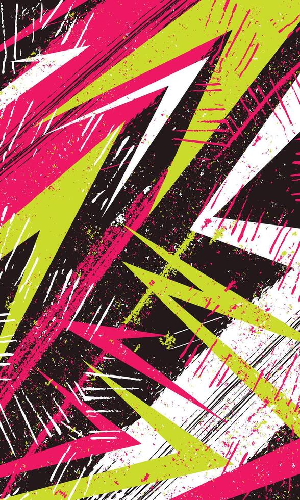 Abstract grunge brush stroke pattern for sublimation jersey design vector