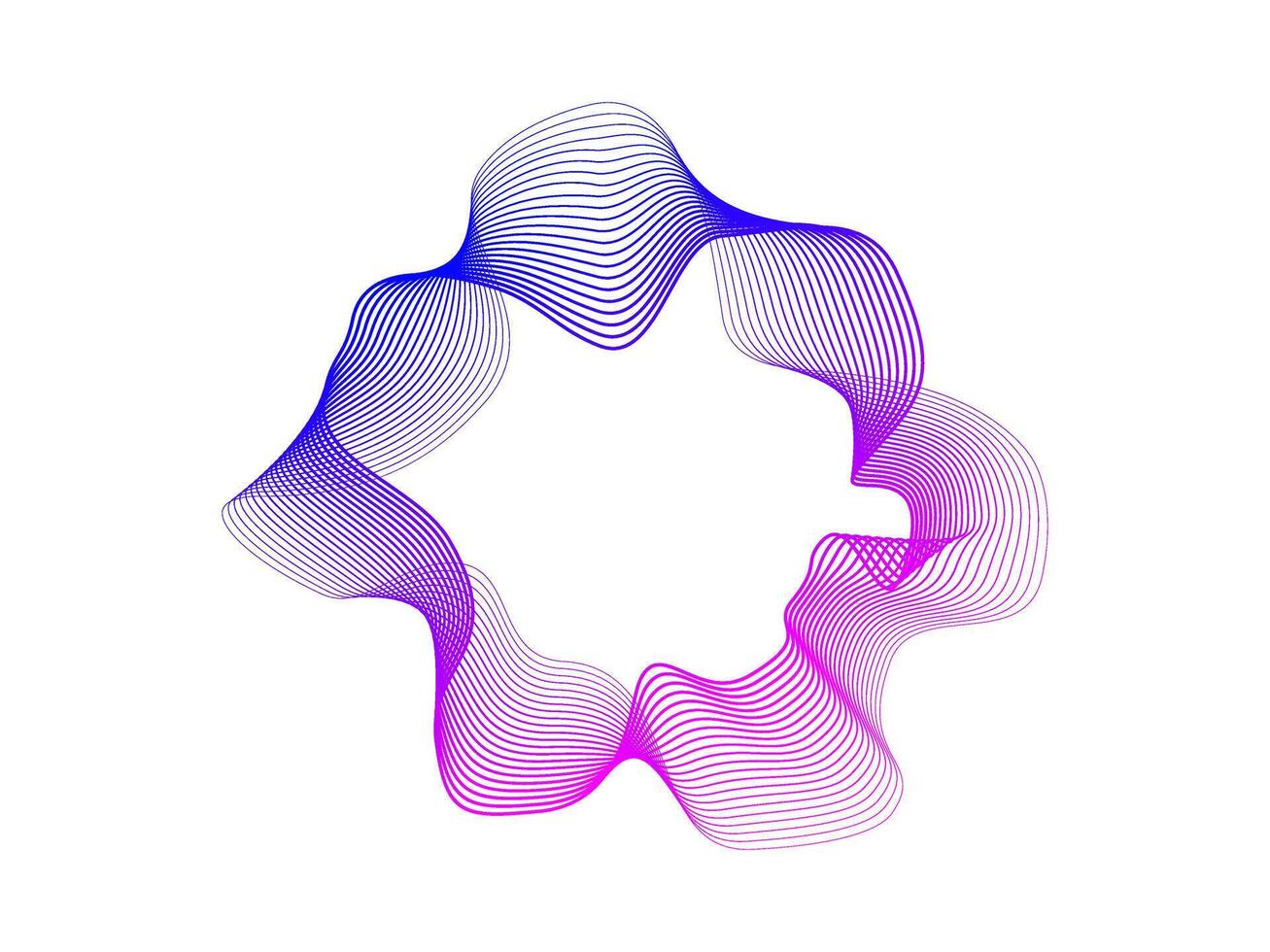 Set of multicolored neon sound waves. Sound curve, radio frequency spectrum lines for equalizer . Colorful spectrum for music poster and banner. illustration. vector