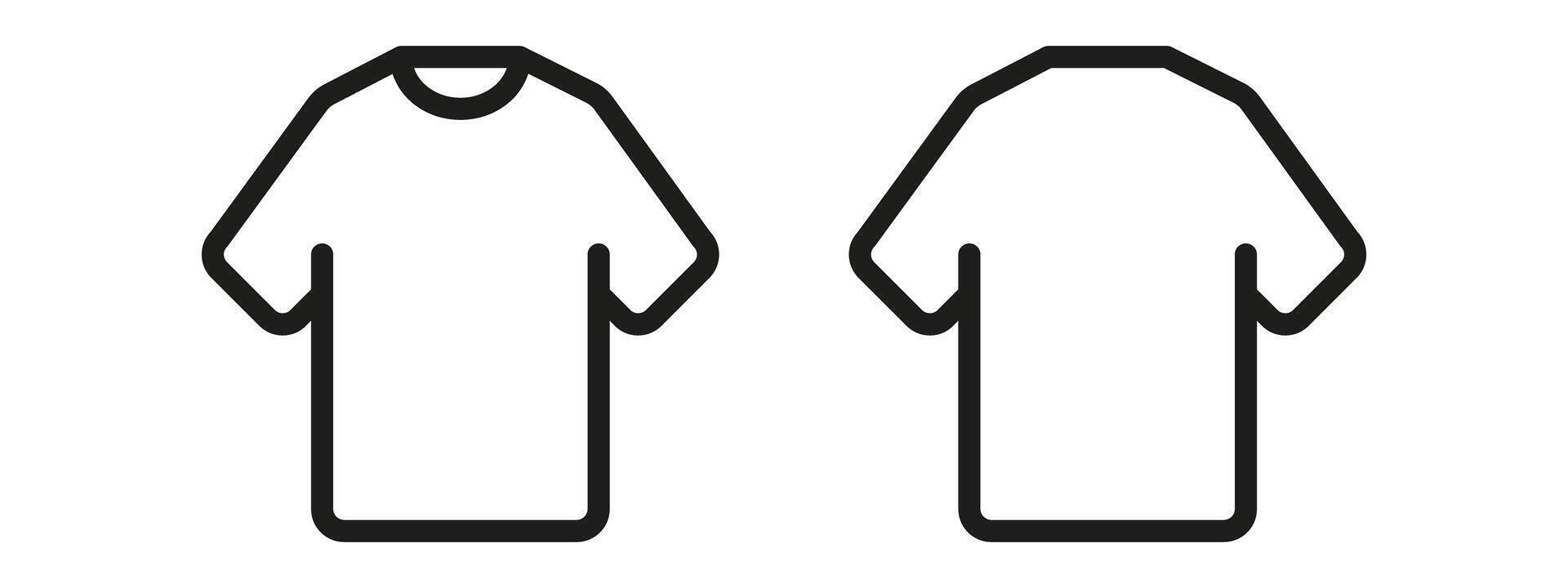 Two black and white illustrations of a robe vector