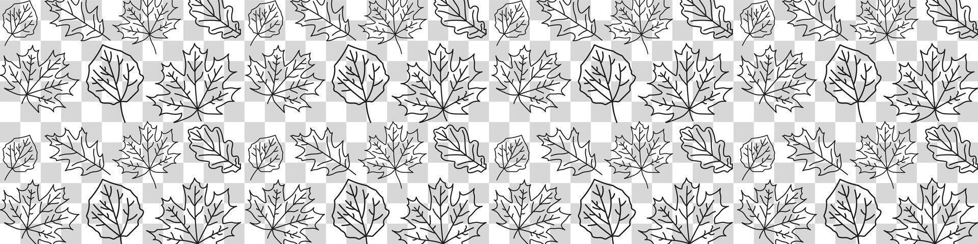 A pattern of leaves and flowers on a white background vector