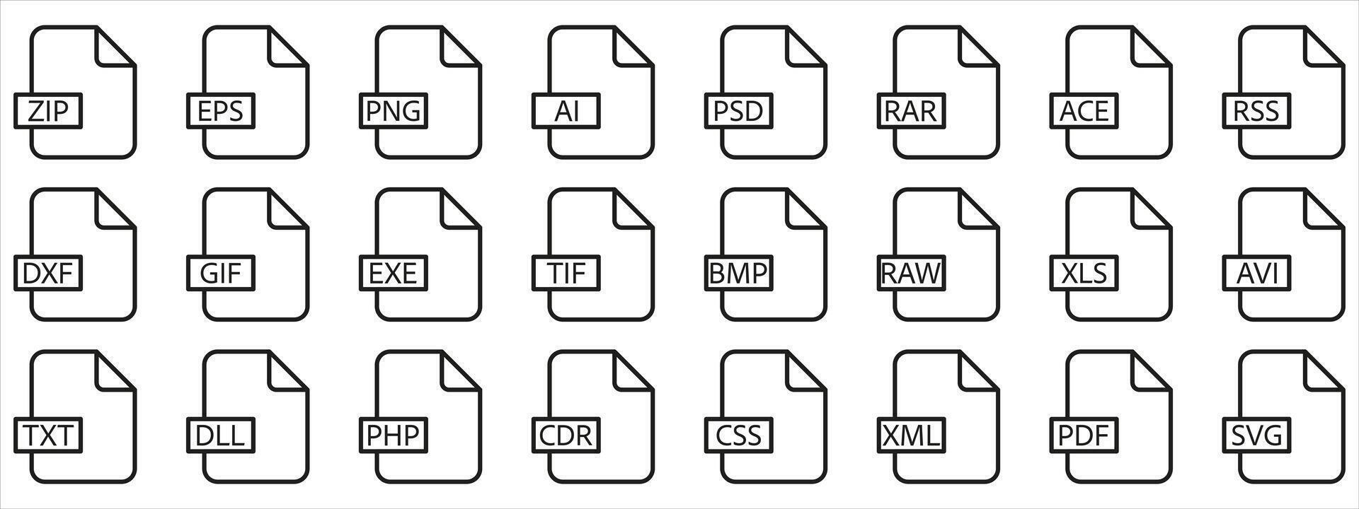 A large number of different colored paper clips vector