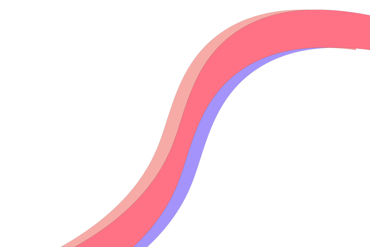 a curved line with a curved line in the middle png