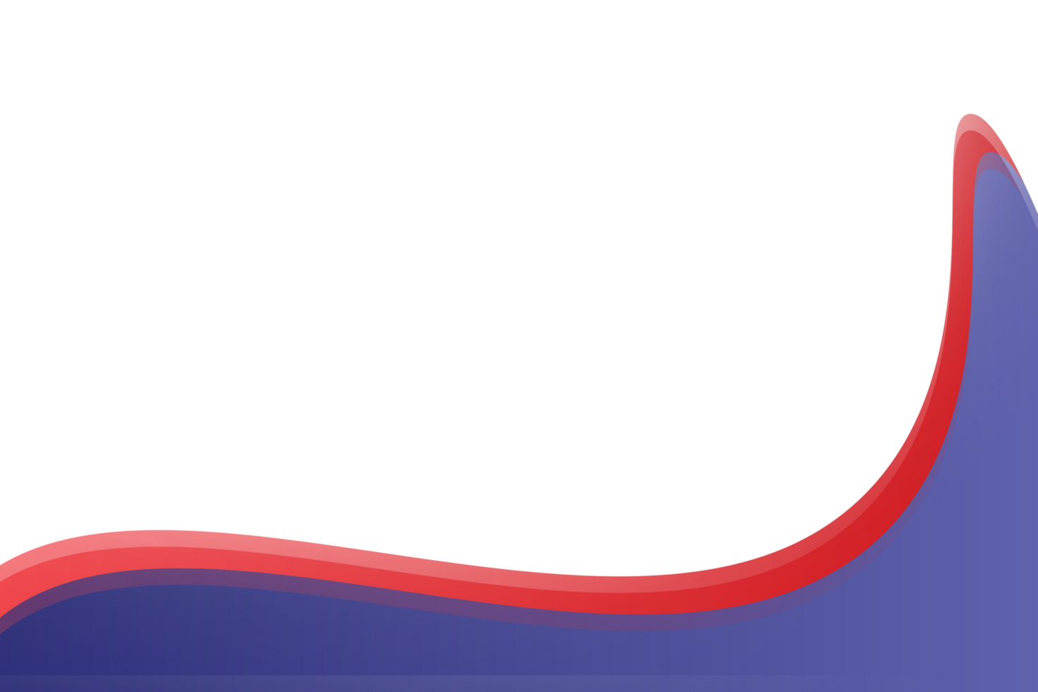 a red and blue wave on a transparent background png