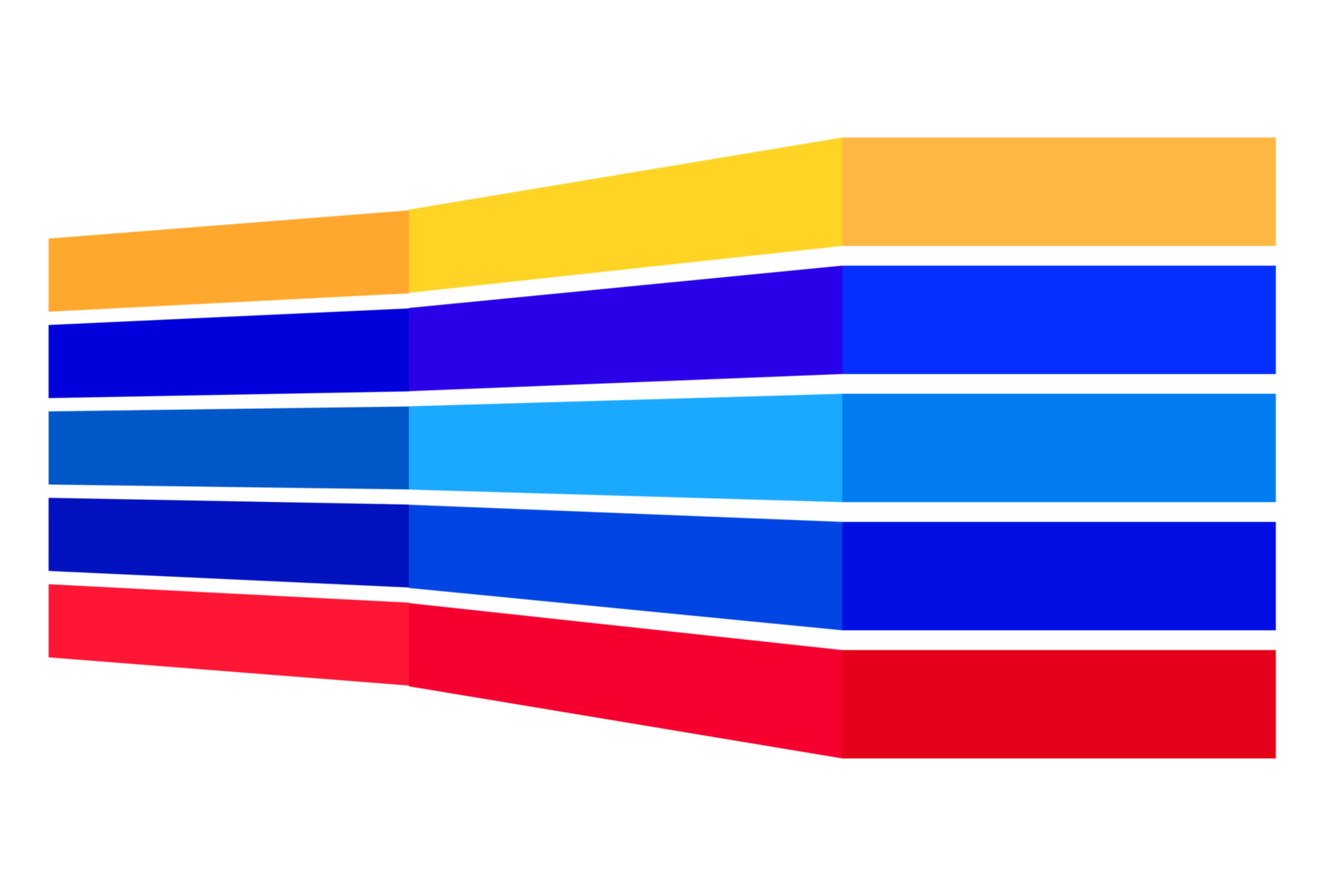 a colorful, striped flag with a transparent background png