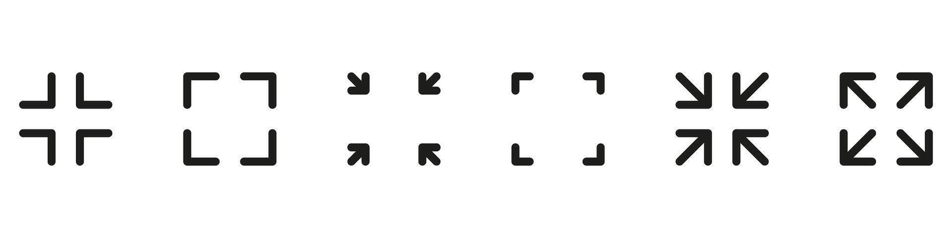 A set of musical notes in black and white vector