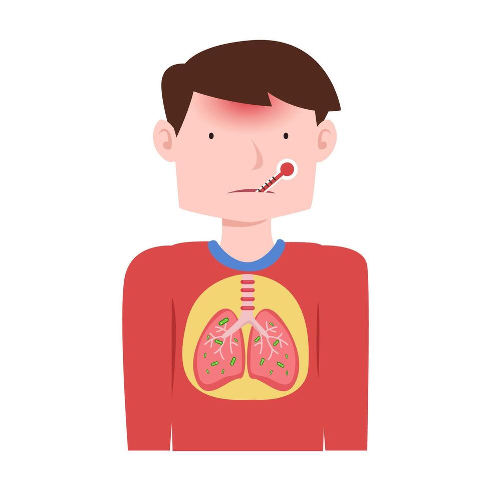 tuberculosis disease symptoms vector