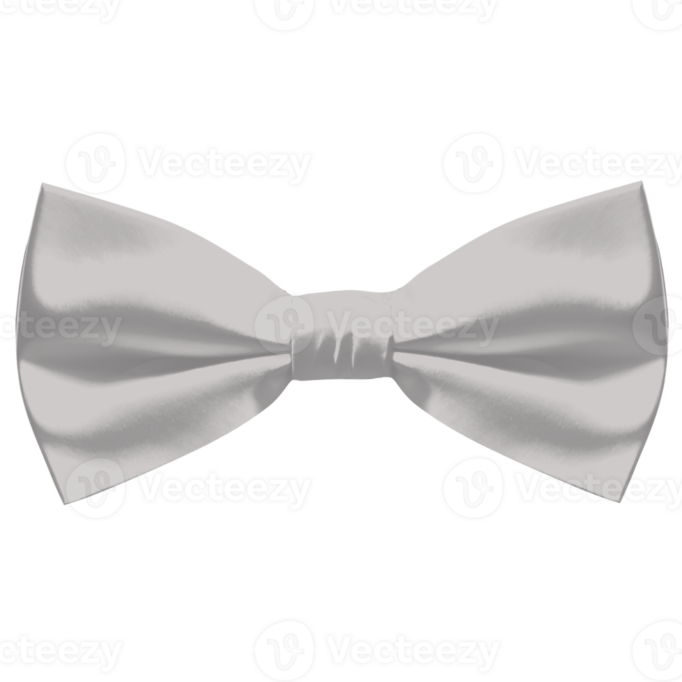 Grey bow illustration png