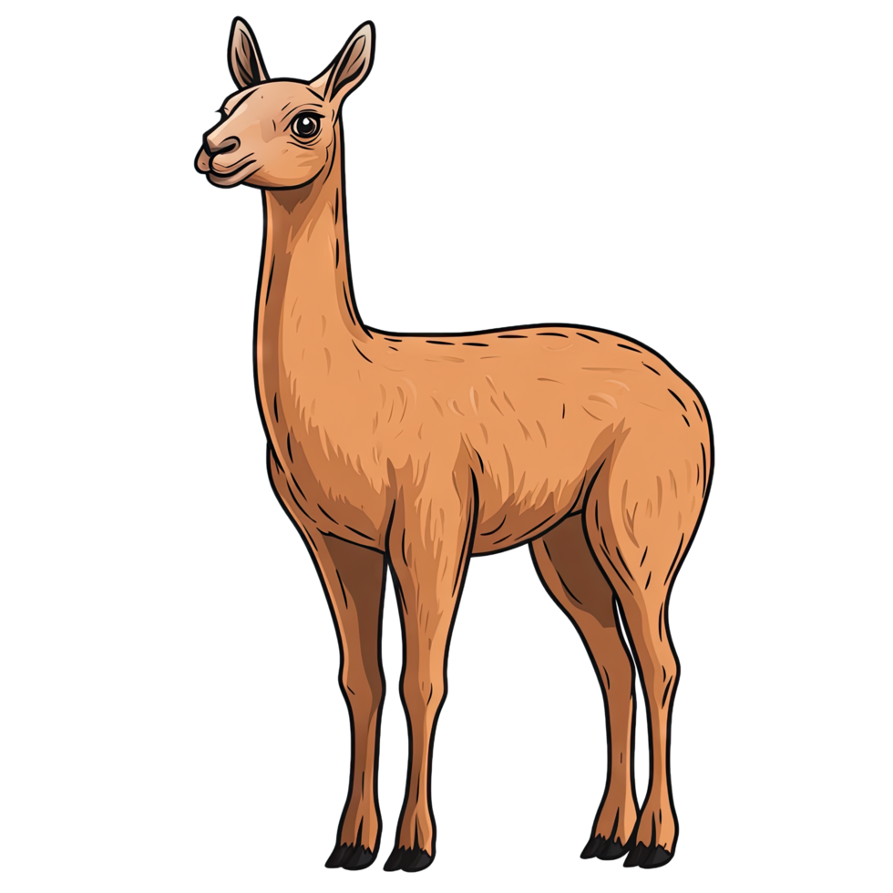 Guanaco Transparent Background Icon png