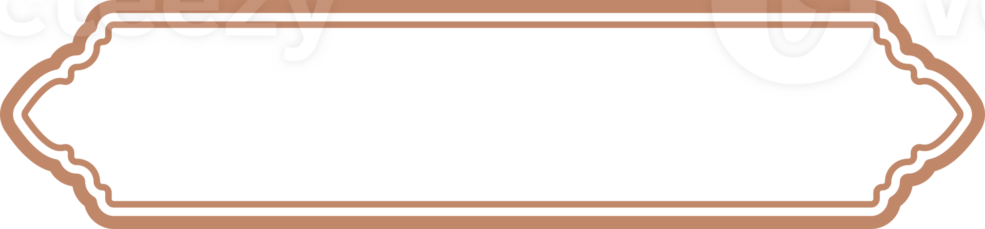 Islamic window frame. Indian and Arabic design with ornament for banner background. Turkish ribbon template. Muslim oriental sale sticker and header for text. png