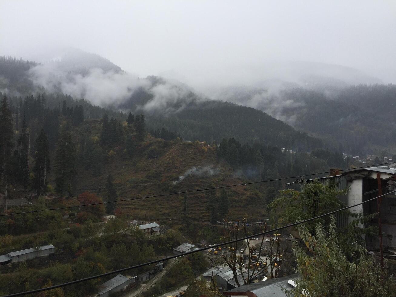 Kheerganga Village in Himachal Pradesh, India photo