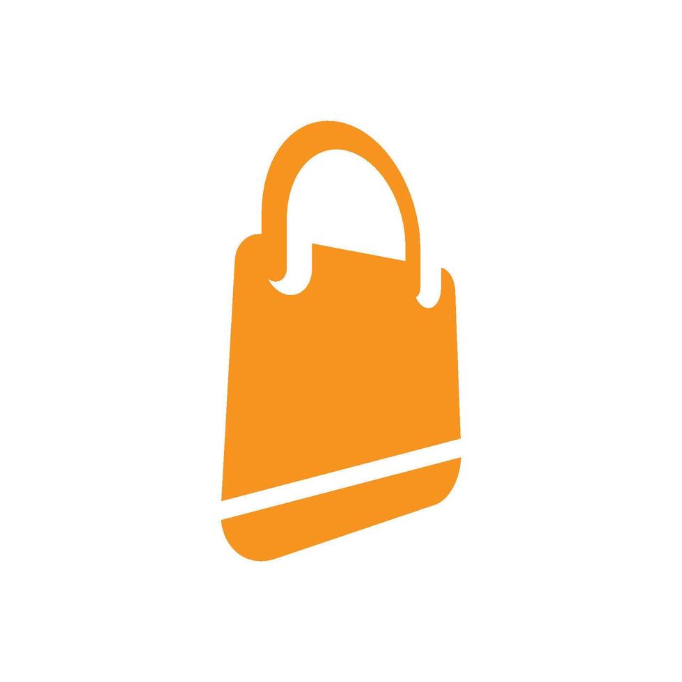 A bag icon on a white background vector