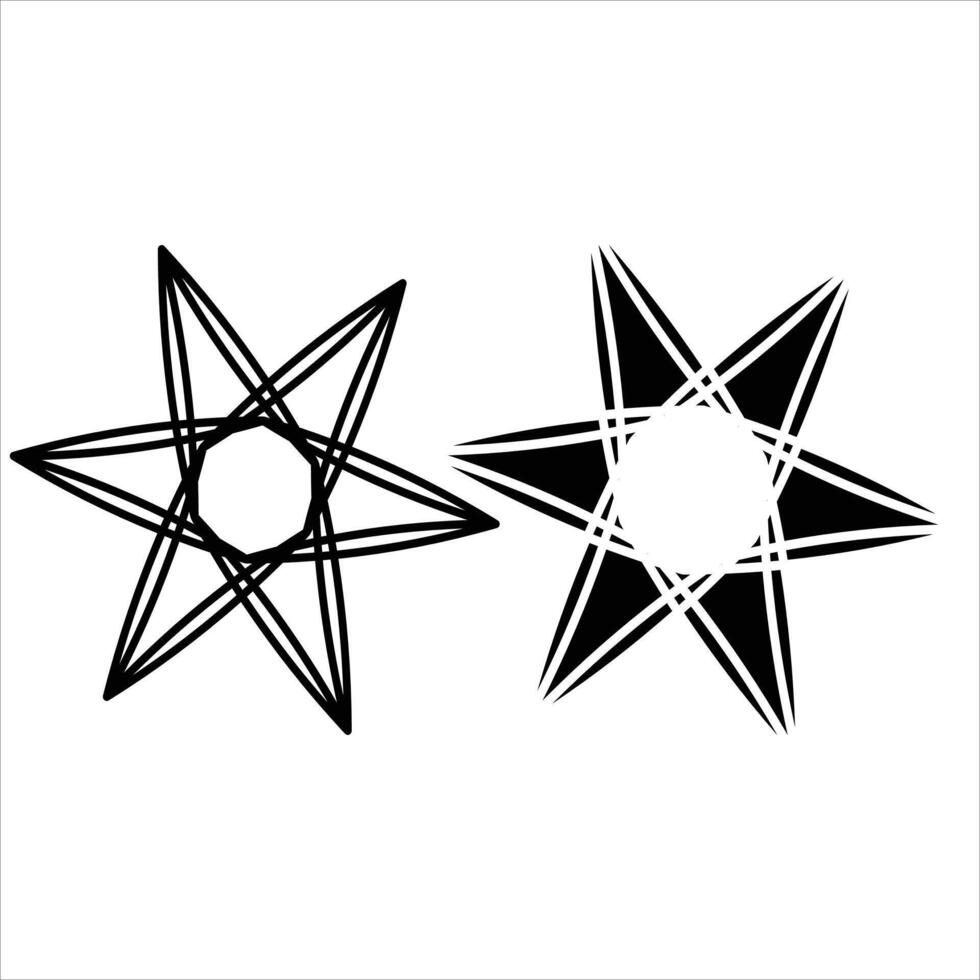 Constellation Star Logo Template Illustration Design vector