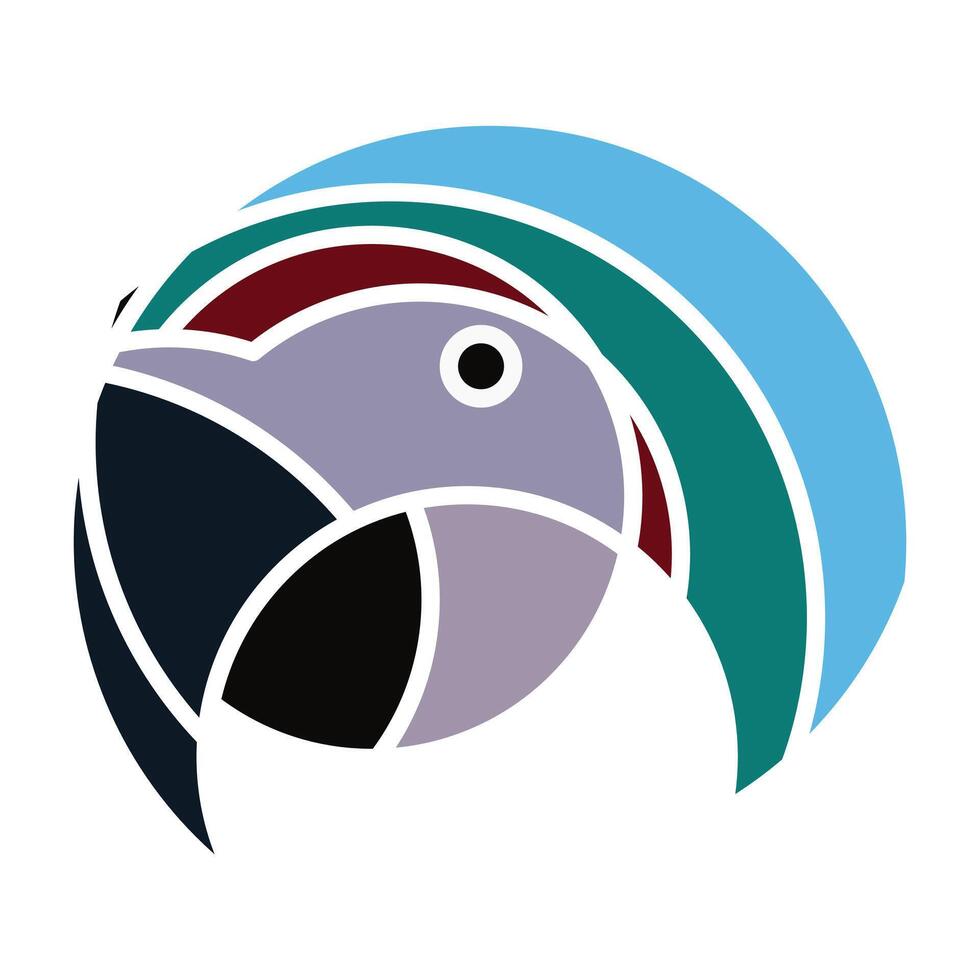 Tia Bird Golden Ratio Logo vector