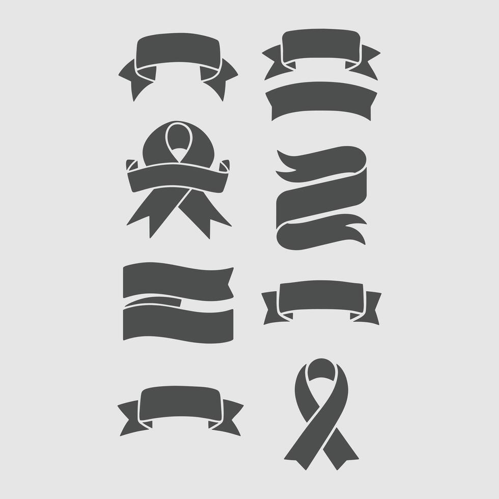 a sign that says the ribbon vector