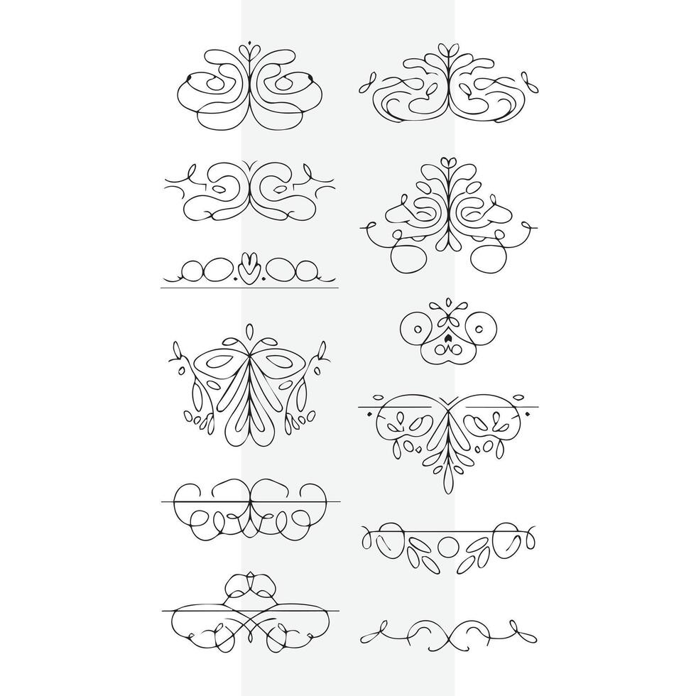 a collection flowers patten design vector