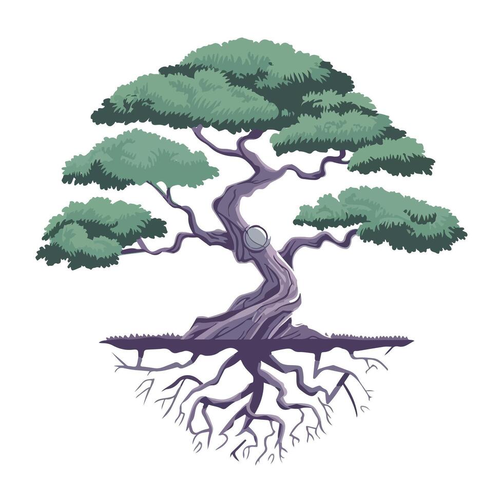 a tree illustration art vector