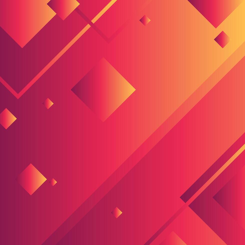 Trendy futuristic rectangle square Line shapes gradient abstract background. Geometric texture with seamless patterns vector