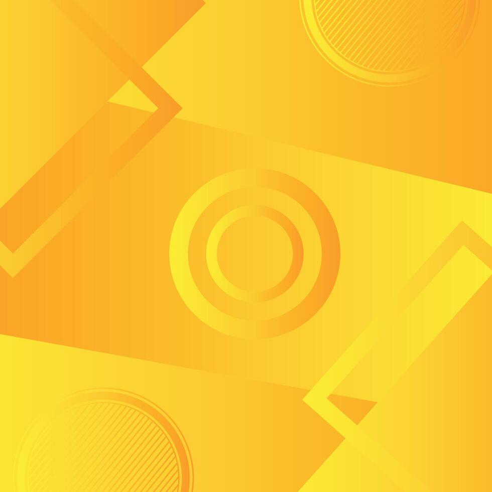 Yellow Gradient abstract background with shiny geometric shapes graphics. Modern Yellow gradient rounded circle design. Dynamic shape. vector