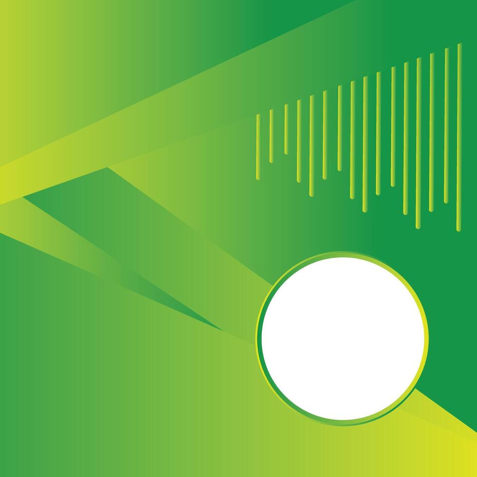 Creative Green Gradient with white circle. Gradient Abstract background for presentation, printing, business cards, banner vector
