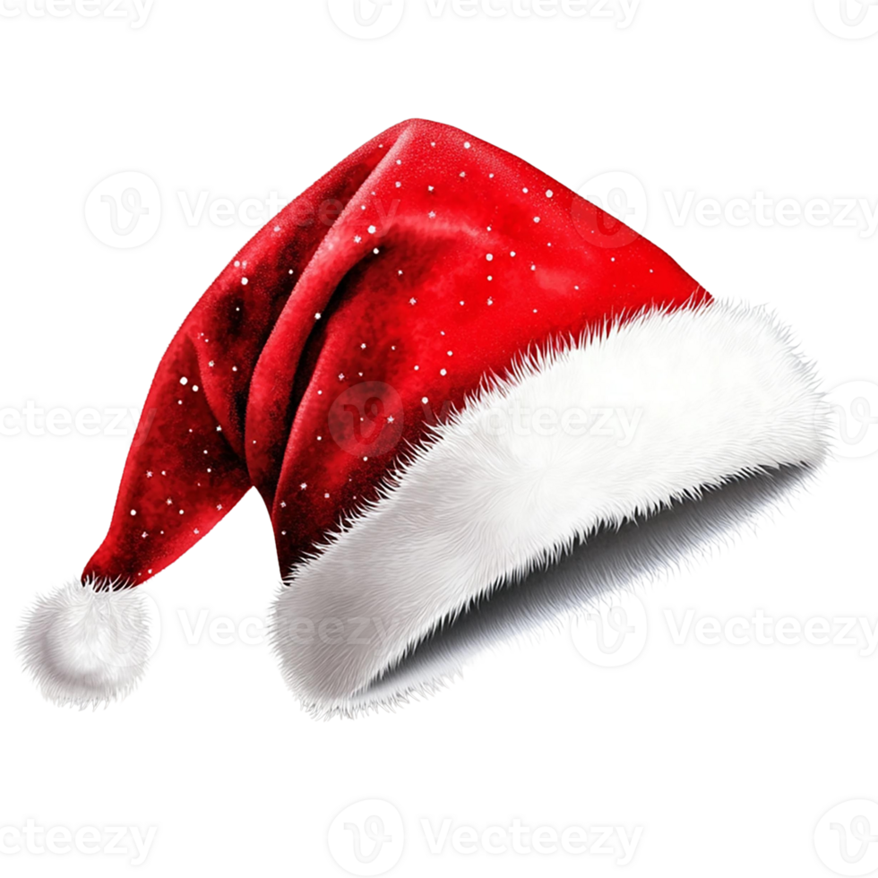 A classic red Christmas hat png