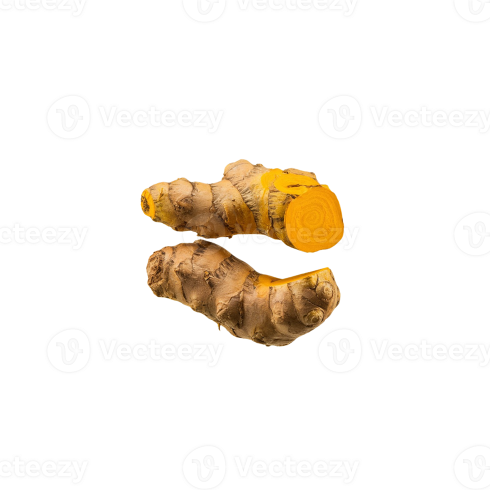 Ground turmeric image on a simple, transparent surface png