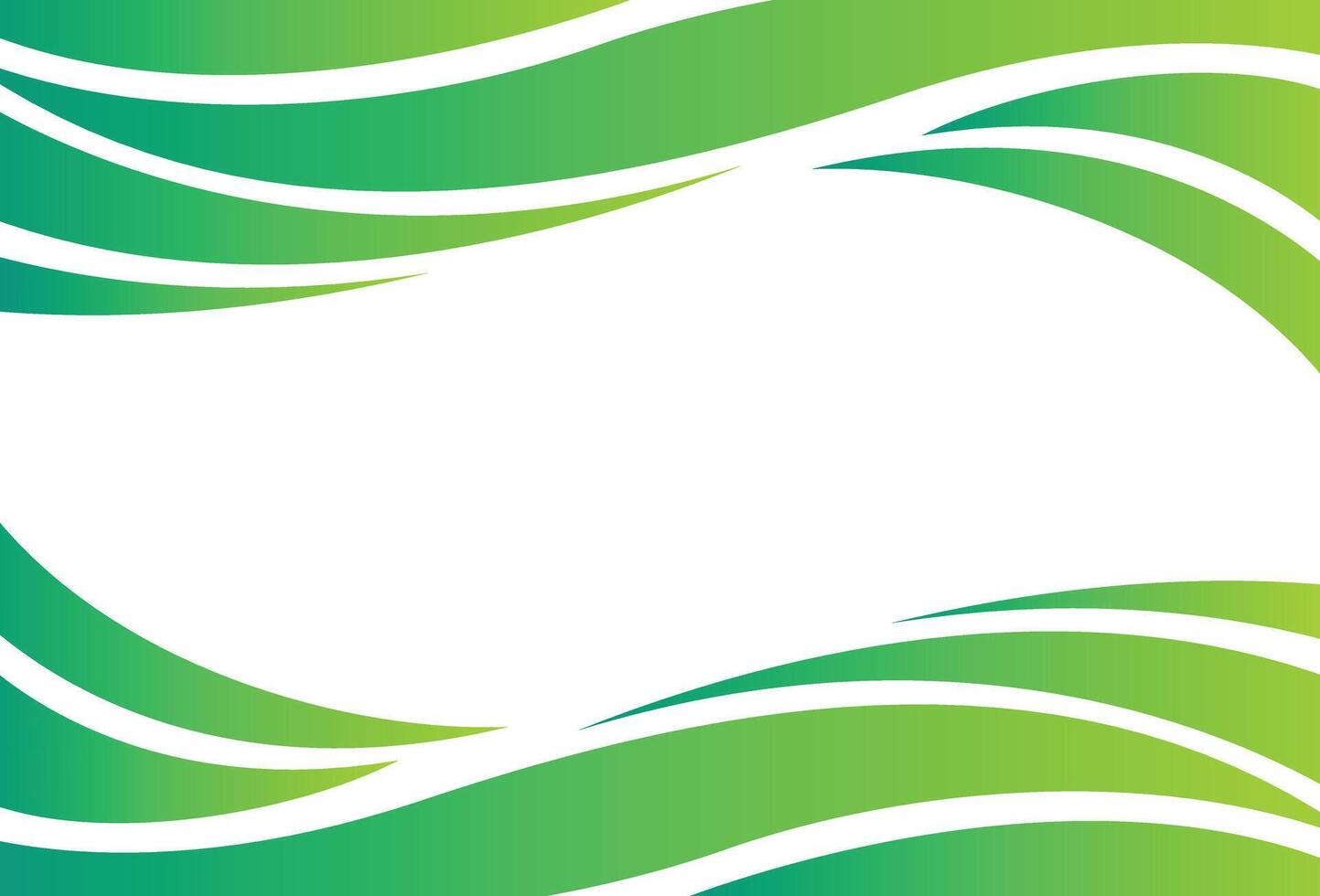 Modern green gradient banner background. Graphic design banner pattern background template with dynamic wave shapes. vector