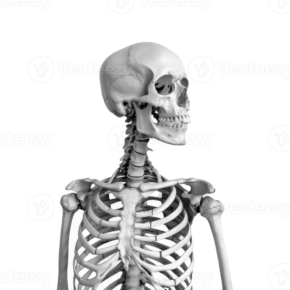 Male Skeleton On Isolated Background. Anatomical Structure and Form png