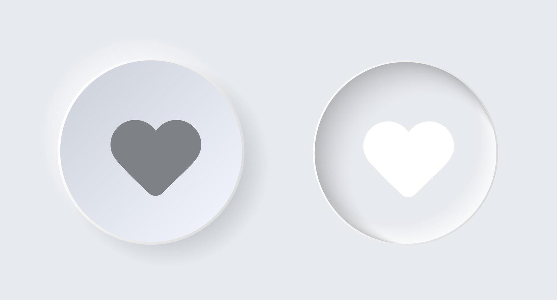Neumorphic round on and off button for interface application or web design. Simple elegant luxury neumorphism trendy designs element UI components isolated on white background. vector