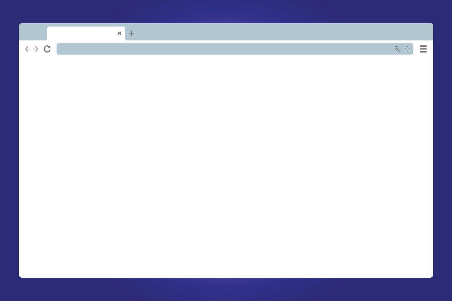 Web browser, internet browser search engine. Search bar for ui ux design and web site. Search address and navigation bar icon. Collection of search form templates for websites on blue background vector